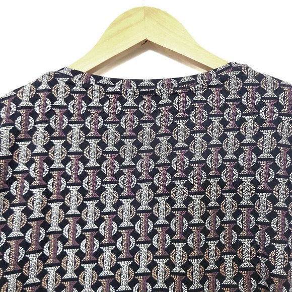 ICIKULS Abstract Print‎ Pullover GOLF TENNIS UPF 50 TOP Mesh Arm Panels XL Top - Picture 5 of 6